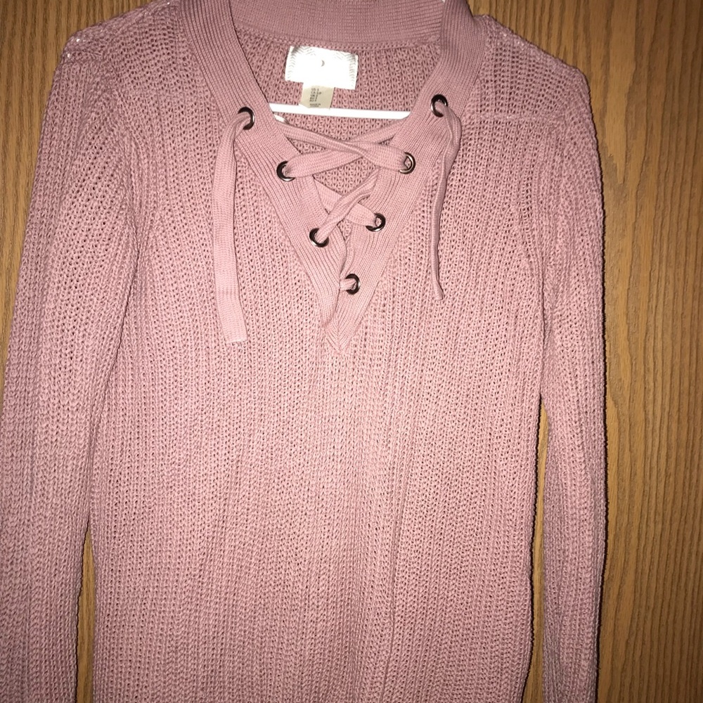 ruby moon mauve sweater